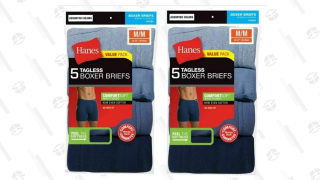 Don't Get Your Undies In a Twist, Get a 10-Pack of Hanes Boxer Briefs For $26